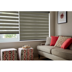  Dual Shade Luminary Slate Night and Day Roller Blinds